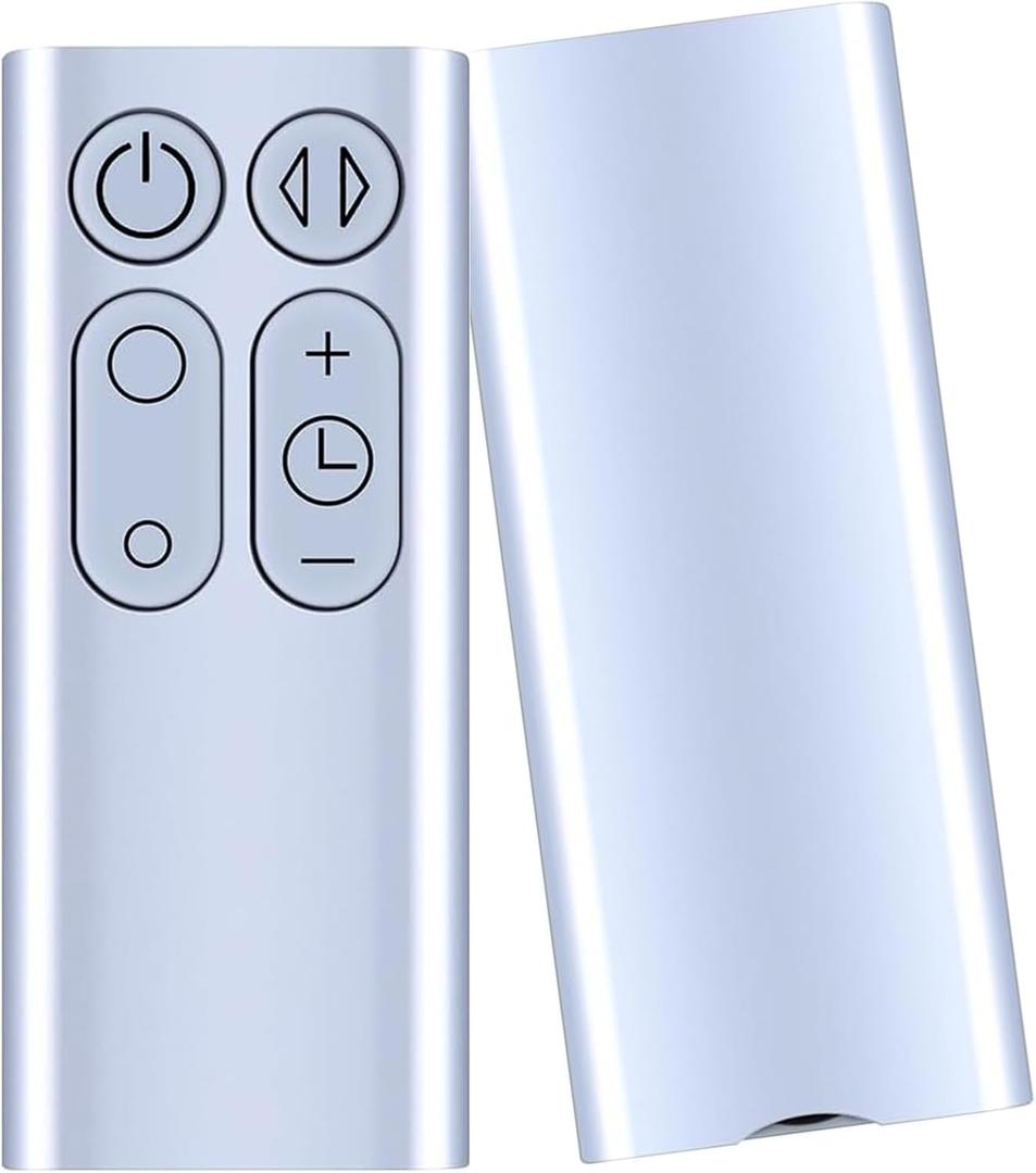 Replacement Fan Remote Control for Dyson Fan AM11 TP00 TP01 (No Battery), (Silver)
