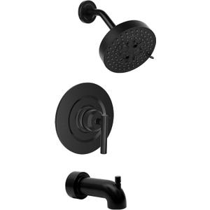 T2903EPBL Shower System Compatible with moen Shower Trim Kit, Replacement for T2903EPBL Black moen Tub Shower Trim, Easy to Install, Without 2510 Valve