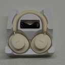 Noise Cancelling Headphones Wireless Bluetooth, Over Ear Headphones Bluetooth with Microphone, Cancelling Wireless Headphone Over Ear, 65h Playtime, Clear Calls, Comfort Fit For Travel (Beige)