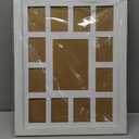 Pearhead School Years Picture Frame K-12 Keepsake, Collage Wall Decor for Kindergarten to 12th Grade Graduation, Multi Photo Display, Ideal Graduation Gift, Fits 13 Wallet Size Photos - White (K-12 Frame)