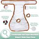 wegreeco Washable Female Dog Diapers (Pack of 3)
