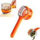 Peeling Knife With Storage Box, Fruit And Vegetable Peeler With Container, Double-Sided Stainless Steel Multi-Function Potato Peeler & Fruit Peeler, Durable Vegetable Peeler/Peeler For Home Kitchen