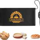 Bread Proofer Warming Mat - Sourdough Warming Mat Sourdough Dough Proofer for Fermenting with Thermostat Control Adjustable Temperature 59F - 140F (Oblong) (Black)
