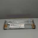HOLDN’ STORAGE Pull Out Cabinet Organizer, Heavy Duty Caddy - 8”W x 21”D - Requires At Least 9-1/4” Cabinet Opening, Steel Metal Cabinet Drawers Slide Out, Chrome