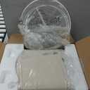 29" Farmhouse Table Lamp for Living Room Set of 2,Vintage Bedside Lamps with USB C+A Ports & AC Outlet,3-Way Dimmable Touch Nightstand Lamp for Bedroom,Beige