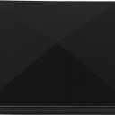 Black Plastic 5" Classic New England Style Vinyl Fence Post Caps, 5"x5" Post Cap for Vinyl Fence Post (2)