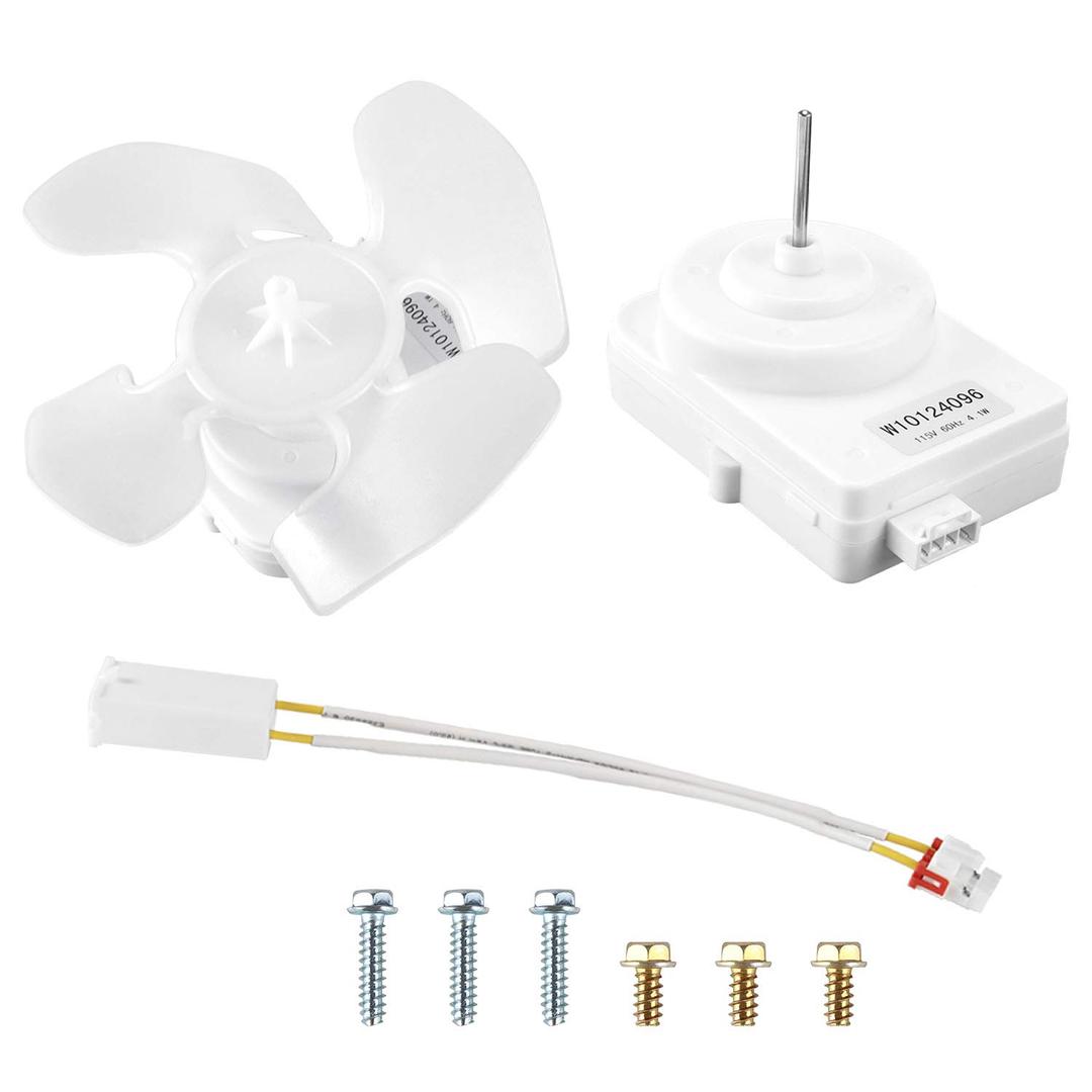 AMI PARTS W10124096 Condenser Fan Motor kit-Replaces AP4318657 2315558 PS1957416 2188538 2188727 EAP1957416