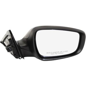 JC Whitney Passenger Side Power Heated Mirror for Hyundai Veloster 2012-2017 Without Signal Light Paintable With Panoramic & Metal Roof JHY56ER