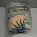 Zealude 5x7 Floral Rug, Green Rug for Living Room, Washable Low Pile Bedroom Rugs, Non Slip Throw Rugs with Rubber Backing, Soft Carpet for Dining Room Home Office Playroom