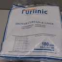 EUTXL Charcoal Grey No Hook Shower Curtain with Snap in Liner,230GSM Waffle Weave Shower Curtains for Bathroom,71W x 74H