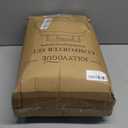 JOLLYVOGUE White Comforters Queen Size, 3 Pieces Ruffle Seersucker Queen Comforter Set for All Season, Lightweight Soft Shabby Chic Bedding Sets for Women1 Comforter, 2 Pillowshams