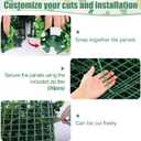 12Pcs 10"x10" Artificial Grass Wall Panels, Privacy Fence Screen