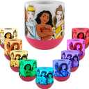Disney Princess LED Tabletop Color-Changing Night Light Lamp, Touch Sensor, Moana, Belle, Jasmine, Mulan, for Kids, Baby, Bedroom, Bathroom, Playroom, Nursery, Decor, 60732