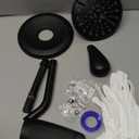 gotonovo Tub Shower Faucet Set Shower Head and Handle Set 6 Modes 6 inch Bathroom Trim Kit with Tub Spout High Pressure Shower System Combo with Valve Round Showerhead Matte Black