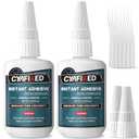 CYAFIXED Super Glue, CA Glue General Purpose, Industrial Grade Instant Adhesive 4 oz, Medium Thin Viscosity Cyanoacrylate Adhesive, Welding Glue for Metal, Glass, Magnet, Plastic & Rubber, Clear