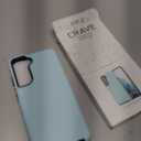 Crave for Galaxy S21 FE Case, Shockproof Protection Dual Layer for Samsung Galaxy S21 FE 5G (6.4 inch) - Aqua