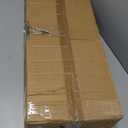 Furnishh No Dig Ground Anchor 4"x4" Post Holder U Model Screw in Post Stake for Mailbox Posts and Fence Posts, 27" Long Post Anchor Spike, 4 Packs, Black