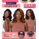 Outre Lace Front Wig - Perfect Hair Line 13X4 - Jeannie (OFF BLACK 1B)