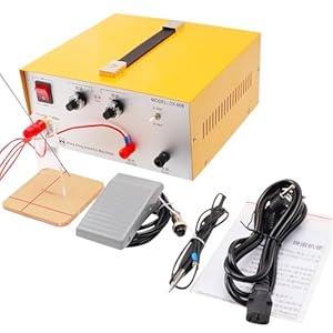 110V Jewelry Spot Welding Machine, Adjustable Spot Welder for Necklaces Earrings