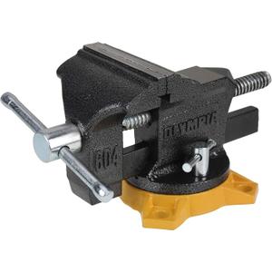 Olympia Tools 38-604 Bench Vise, Workshop Series, 4-Inch, gray