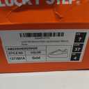 LUCKY STEP Women's Platform Fashion Sneakers Classic Wedge Canvas Casual Low Top Retro Walking Shoes(Gold, 7 US)