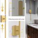 Battery Operated Wall Sconces Set of 2: 10000mAh Rechargeable Wall Lights with Remote, 360 Rotate 3000K-6000K LED Wireless Wall Light Fixtures Decor for Bedroom Living Room Hallway Picture Lighting