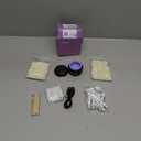 Nose Wax Kit, Mini Wax Warmer for Eyebrow Ear Hair Removal, Waxing Kit for Women Men with 100g Beads, 10 Applicators, 10 Nose Sticks, Portable at Home Waxer Melter Machine Kit for Face Waxing - Black