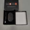 MioHHR Stainless Steel Band and Case Compatible with Apple Watch Band 45mm, Men Metal Protective Bumper Cover for iWatch Series 9/8/7, Black Pattern