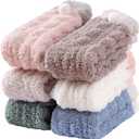 Fuzzy Socks for Women - 6 Pairs Fluffy Cozy Warm Socks Gift