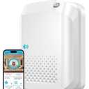 XEITIN Waterless Essential Oil Diffuser 3000 Sq.Ft Coverage for Large Home Hotel Office, 400ml Cold Air Scent Machine, Bluetooth App Control, No-Noise Aroma Diffuser Wall Mount Gift for Mom for Her (White)