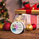 4 x Gifts for Friends Women, Friends Christmas Ornaments, Bestie Gifts for Women, Best Friend Ornament Ceramic Ornament