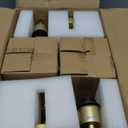 Glass Table Lamp Set of 2,Small Gold Bedside Lamps Dimmable Boho Bedroom Lamp with Tulip Flower Amber Lamp Shade,Vintage Mid Century Modern Mini Nightstand Lamp for Bedroom Living Room