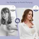 8PCS Flange Sizing Kit 19mm for 24mm Flanges/Shield, Silicone Flange Insert for Momcozy/Spectra/Medela Breast Pump, Breastfeeding Essential Kit for Moms(with Nipple Rulers and Storage Bag)