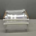 [2 Pack] 2188656 (Upper) & 2188664 (Lower) Upgraded Crisper Bin Refrigerator Drawers, Compatible With Whirlpool Refrigerator, Kenmore Refrigerator Drawer, WP2188656 Fridge Drawer Humidity Control