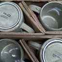 GBHOME Large Coffee Mugs Set of 4, 18oz Handmade Ceramic Coffee Mugs Set with Gradient color for Latte/Tea/Beer/Hot Cocoa, Dishwasher & Microwave Safe, Cappuccino