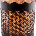 CRYSTAL DECOR Himalayan Pink Salt Lamp Basket & Dimmer Cord Bulb