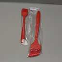 Silicone Basting Brush Set 2 Pcs Heat Resistant Rubber Spatula for Non-stick Cookware BPA Free (Red)