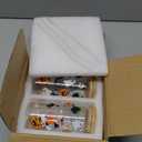 2 Sets Halloween Ghost Glass Cups with Lid and Straw 16 oz Pumpkin Drinking Party Glasses with Pumpkin Ghost Skull Bat Straw Topper Spooky Iced Coffee Tumbler for Women Men Halloween Gifts