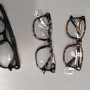 Gaoye Stylish Eyewear Frame Accessories - Blue Light Glasses for Woman - Computer Glasses for Blue Light Blocking (B2-matte Black+leopard+tortoise)