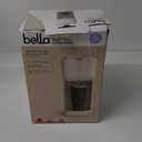 BELLA Single Serve Coffee Maker, K Cup & Coffee Ground Compatible with Removable, Adjustable Drip Tray, Auto Shutoff & Reusable Dishwasher Safe Accessories, Brews 6oz to 14oz, 1000 Watt, Oatmilk