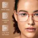 Gaoye Stylish Eyewear Frame Accessories - Blue Light Glasses for Woman - Computer Glasses for Blue Light Blocking