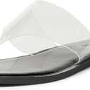 The Drop Women's Camilla Wide Thong Sandal (10, Clear)