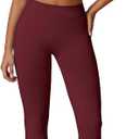 ABOCIW Women Workout Sets Seamless High Waist Scrunch Butt Lifting Gym Leggings Cutout One Shoulder Sports Bra (X-Small, Burgendy Red)