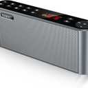 Antimi Bluetooth/FM Radio/MP3 Player Portable Wireless Speaker (Black)