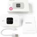 Mobile Hotspot, Portable Travel Router 150Mbps High Speed SIM Card (Not Provide) Hotspot Device 4G Strong Coverage Mobile Internet Router for Car Home Office Travel