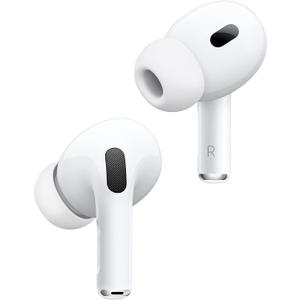 Apple AirPods Pro (2nd Gen) Wireless Earbuds, Up to 2X More Active Noise Cancelling, Adaptive Transparency, Personalized Spatial Audio MagSafe Charging Case (Lightning) Bluetooth Headphones for iPhone