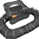 Guinea Pigs Playpen with Surround Tunnel,Pop Open Tent with Tube for Dwarf Rabbits,Chinchilla,Ferret and Other Small Animals to Run and Exercise Indoor or Outdoor (Playpen with Tunnel)
