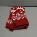 Lanyarco Red Reindeer Large Christmas Dog Sweater, Knit Winter Holiday Festive Pet Dog Christmas Sweaters for Large Breeds Dogs, XXX-Large (3XL) Size 25" Back