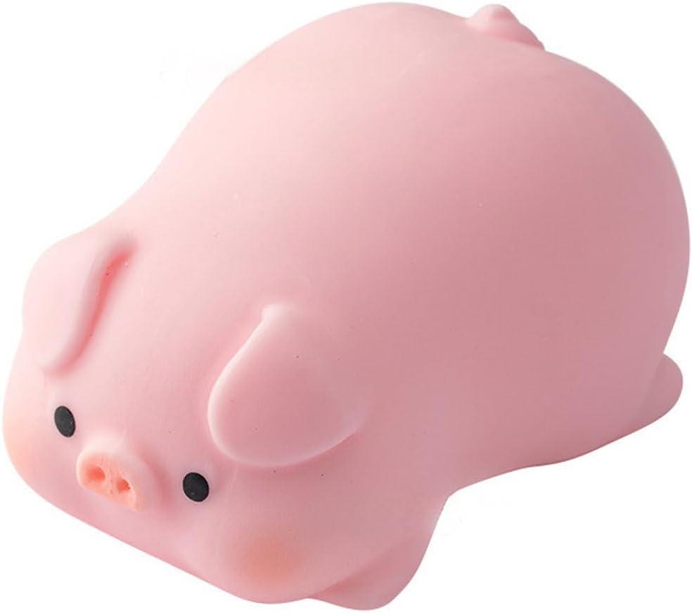 Squishy Pig Toy Gifts for Kids Squishies Anxiety Stress Relief Autism Disorders Funny Piggy Sensory Stress Toy for Girl Boy Women Girlfriend Birthday Party Favors