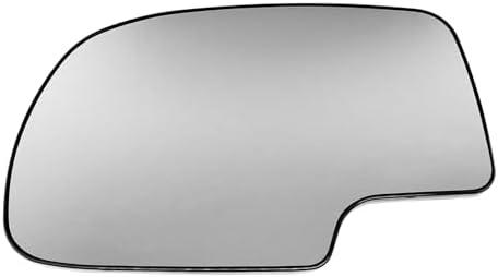 APA Replacement Mirror Glass Non-Heated with Base for 2000-2006 TAHOE YUKON SUBURBAN ESCALADE AVALANCHE Driver Left Side 12477843 GM1324105